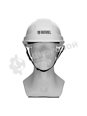 Каска защитная ударопрочная Denzel ABS/PC, плавная регулировка, модель 