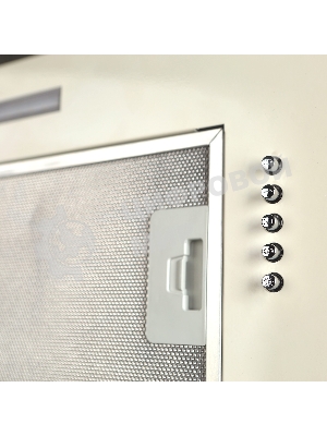 Вытяжка встраиваемая Monsher Angers 60 Beige бежевый, 54 см, 800 куб. м/ч, 45 дБ