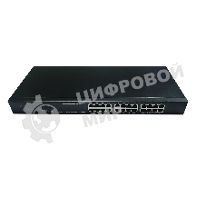 Коммутатор неуправляемый NEOMAX NMS-124P-100-SR, 24 порта 100 Mbps, металл Rack