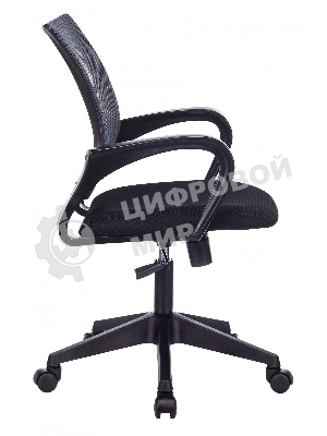 Кресло Бюрократ CH-695N/DG/TW-11 серый/черный, сетка, 120 кг, механизм качания