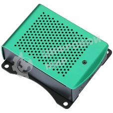 Корпус перфорированный Qumo с доп.креплением, Aluminum Case, Raspberry Pi 4B, green(RS037)