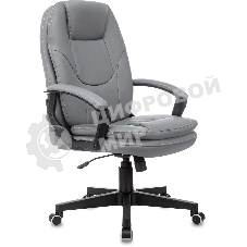 Кресло Бюрократ CH-868N серый, экокожа