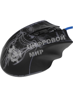 Мышь проводная Defender Bulletstorm GM-928 черный, 7200 dpi, USB, кнопки - 7