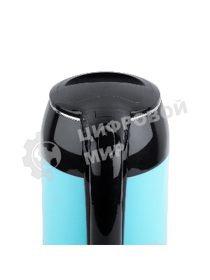 Чайник электрический BBK EK1709P черный/бирюзовый