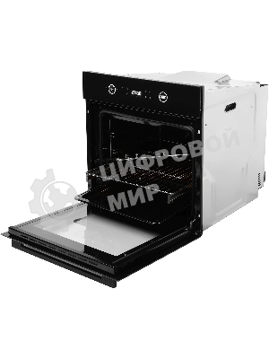 Духовой шкаф электрический Hyundai HEO 6752 BG черное стекло