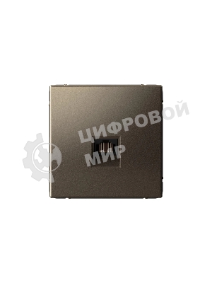 Розетка компьютерная SE GAL000683 ArtGallery RJ45 кат.5E механизм мокко