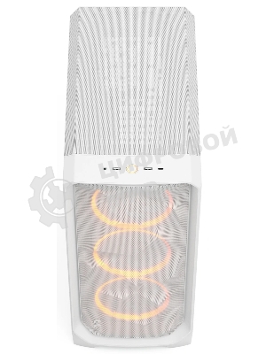 Корпус Fractal Design Meshify 3 White RGB TG Clear Tint, Midi-Tower, белый, 3 x 140 мм