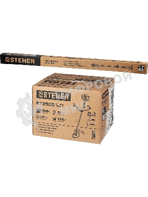 Бензокоса, 2.5 кВт/3.3 л.с., 52 см3 STEHER BT-2500