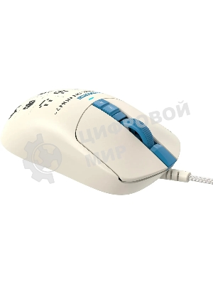 Мышь проводная A4Tech Bloody W72 Ultra Pixels Blue рисунок/бежевый/голубой, 20000 dpi, USB, кнопки - 7
