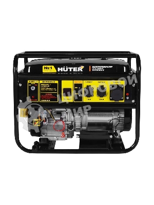Электрогенератор бензиновый Huter DY8000LX, 7 кВт, 81 дБ, 76 кг