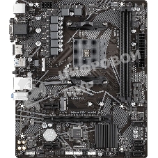 Материнская плата Gigabyte A520M S2H, AM4, AMD A520, 2xDDR4, 4xSATA, 1xM.2, 1xPCIe 3.0 x16, 2xPCIe x1, 1xHDMI, 1xDVI-D, 1xVGA, 1x 1Gb LAN, 4xUSB-A 3.2 Gen 1, 2xUSB-A 2.0, 3x3.5 мм, 7.1, mATX