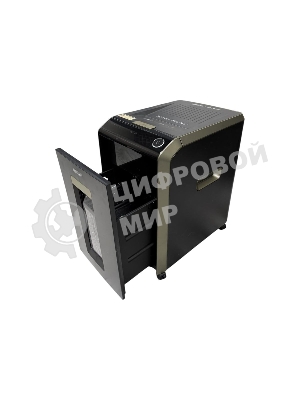 Шредер Office Kit SA200M 1,9х10 черный/серый с автоподачей (секр.P-5) фрагменты 220лист. 40лтр. скобы пл.карты
