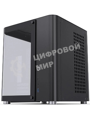 Корпус без блока питания Корпус JONSBO TK-1 Black 2.0 MATX без БП, mini-ITX, micro-ATX, черный