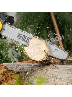Пила цепная электрическая Denzel EDS-2000, 2кВт, продольная, шина 40 см, шаг 3/8, паз 1,3мм, 56зв