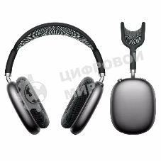 Беспроводные/проводные наушники Borofone BO35 серый космос, накладные, Bluetooth + проводной, до 15 ч