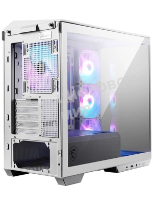 Компьютерный корпус MSI MAG Pano M100R PZ White , Micro-ATX, 1xUSB 3.2 Gen 1, 1xUSB 3.2 Gen2 Type-C, 4x120мм ARGB Fan, ARGB+PWM Control Board, TG, WHITE