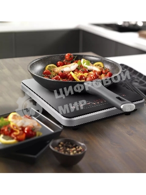 Плита настольная электрическая Kitfort КТ-102 черный, стеклокерамика