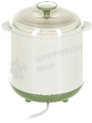 Йогуртница Kitfort KT-2005 20Вт 1б. 1500 мл белый/зеленый