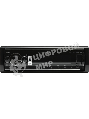 Автомагнитола Pioneer MVH-S520BT, 1 DIN, Bluetooth, USB Type-A, AUX, пульт ДУ, съёмная панель