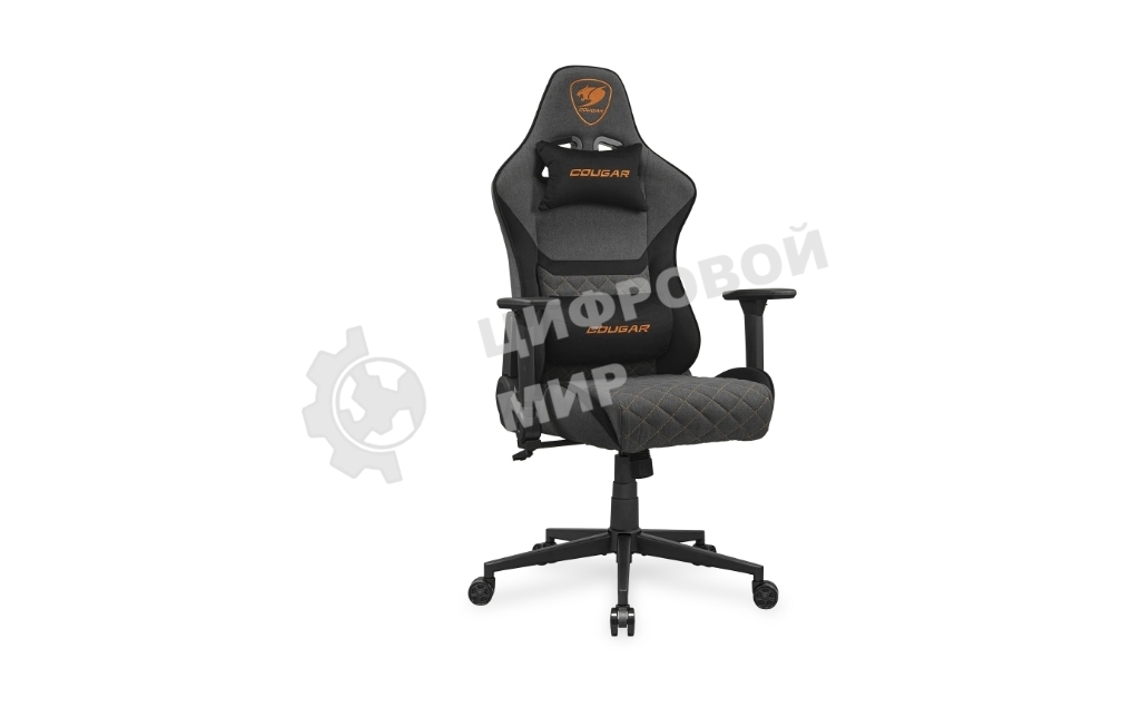 Кресло Cougar Armor One V2 Gray F серый, ткань, 4D подлокотники
