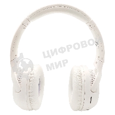 Беспроводные/проводные наушники Hyundai H-HP101 белый, накладные, Bluetooth + проводной, до 7 ч