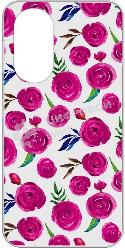 Чехол (клип-кейс) Gresso Air, для Honor 50, прозрачный/рисунок gr17aaae9323