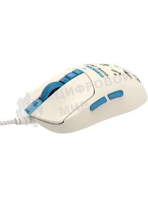 Мышь проводная A4Tech Bloody W72 Ultra Pixels Blue рисунок/бежевый/голубой, 20000 dpi, USB, кнопки - 7
