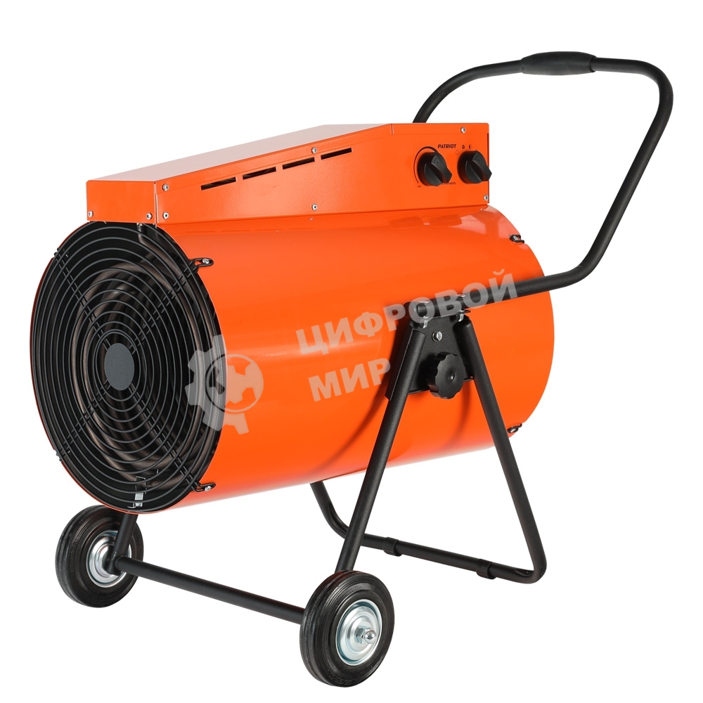 Тепловентилятор Patriot PT-R 24, оранжевый/черный, 24 кВт, 380В, терморегулятор