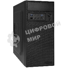 Компьютерный корпус Minitower ExeGate BAA-109U2-UNS400 (mATX, БП UNS400 с вент. 12см, 2*USB+2*USB 3.0, аудио, черный)