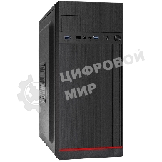 Компьютерный корпус Miditower ExeGate AA-442U2-UNS400 (ATX, БП UNS400 с вент. 12см, 1хUSB+2хUSB 3.0, аудио, черный)