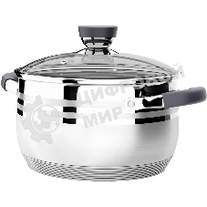 Кастрюля Lara LR02-471 Mercury 2,9 л, 18 см, нержавеющая сталь, с крышкой
