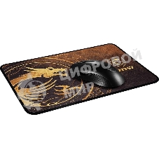 Коврик для мыши MSI Agility GD21 Dragon Tiamat золотистый/рисунок 220x3x320мм
