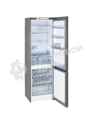 Холодильник Бирюса W6130 матовый графит двухкамерный 245/100л морозилка снизу