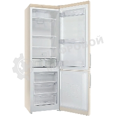 Холодильник Stinol STN 200 E бежевый двухкамерный 249/75л морозилка снизу, No Frost