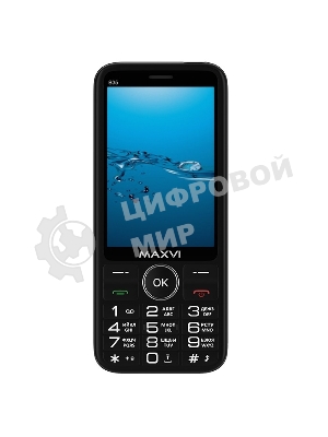 Мобильный телефон Maxvi B35 черный