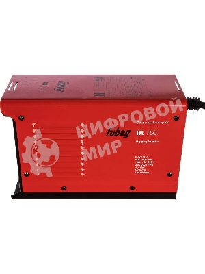 Инвертор сварочный FUBAG IR 160 220В ММА 5-160А 1.6-4.0мм 4.64кг