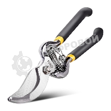 Секатор Deli DL2778 Размер 210 мм. Макс диаметр резки 10 мм. Сталь 55С. Термообработанная поверхность. Ручка из ПВХ.