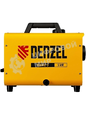 Дизельная тепловая портативная пушка Denzel Flame-5, 5кВт, 300м3/ч, непр.наг., циф. терм.