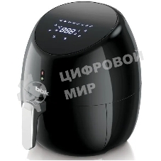 Аэрогриль BBK AF505D черный, 2000 Вт, 5 л, сенсор, 8 программ