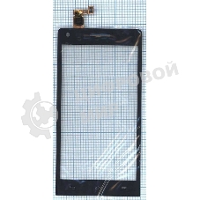 Сенсорное стекло (тачскрин) для Huawei Ascend G6, черное