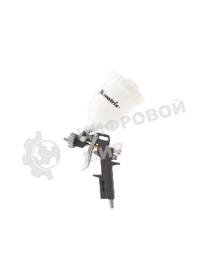 Набор пневмоинструмента Matrix, 5 предметов, быстросъемное соед. краскорасп. с верхним бачком