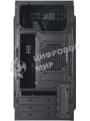 Компьютерный корпус KingPrice KPCC-MN211 черный без БП mATX 1x80мм 2x120мм 2xUSB 2.0 audio