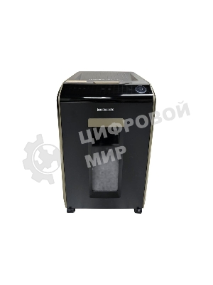 Шредер Office Kit SA200M 1,9х10 черный/серый с автоподачей (секр.P-5) фрагменты 220лист. 40лтр. скобы пл.карты