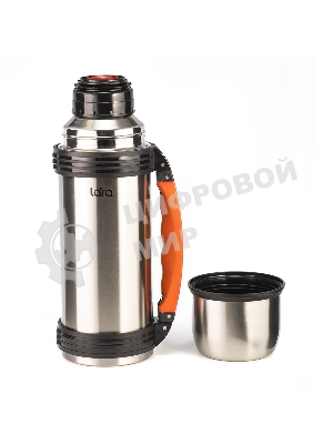 Термос Lara LR04-03 нержавеющая сталь AISI 201 1,2 л