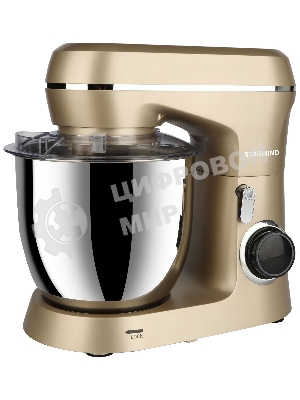 Миксер планетарный Starwind SPM6163 1300 Вт, золотистый