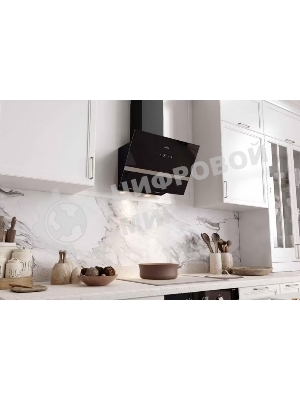 Вытяжка наклонная Elikor Rise BK 50 черный, 50 см, 750 куб. м/ч, 56 дБ