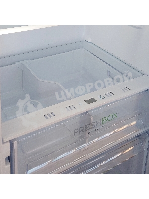 Холодильник Бирюса Б-W6135 матовый графит двухкамерный 240/60л морозилка сверху, автоматическое оттаивание