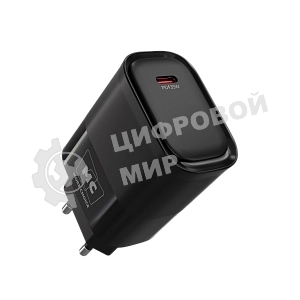 Сетевое зарядное устройство MORE CHOICE (4620202553515) NC68 1Type-C 3.0A PD 35W, черный