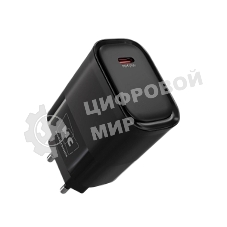 Сетевое зарядное устройство MORE CHOICE (4620202553515) NC68 1Type-C 3.0A PD 35W, черный