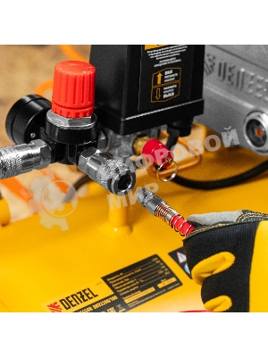 Компрессор воздушный Denzel DKV2200/100,Х-PRO (58079) 2.2 кВт, 400 л/мин, 100л